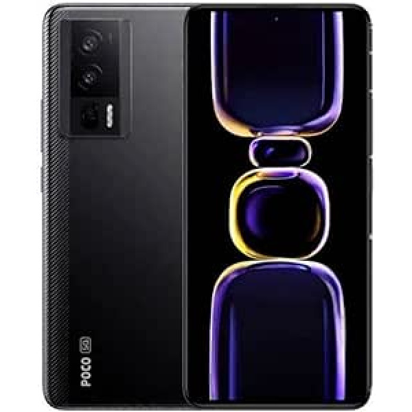 Xiaomi Poco F5 Pro 5G viedtālrunis 12GB + 256GB Snapdragon 8+ Gen 1 WQHD+ 2K 12bit 120hz AMOLED displejs 64MP kamera 5160mAh akumulators 67W uzlāde 30W bezvadu uzlāde (melns)