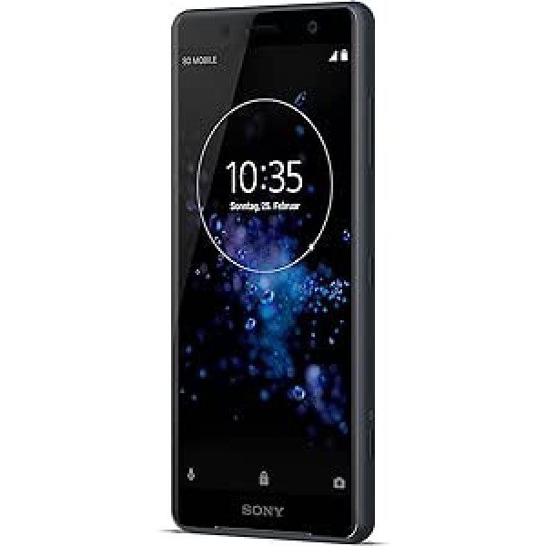 Sony Xperia XZ2 Compact viedtālrunis (12,7 cm (5,0 collas) IPS Full HD + displejs, 64 GB iekšējā atmiņa un 4 GB RAM, divas SIM kartes, IP68, Android 8.0) melns — vācu versija