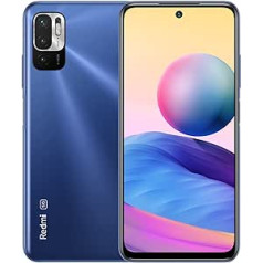 Xiaomi Redmi Note 10 Dual SIM, 128GB 4GB RAM, rūpnīcā atbloķēts GSM (nav savietojams ar Verizon/Sprint/Boost), starptautiskā versija, bez garantijas — (Nighttime Blue)