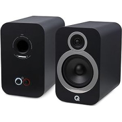 Q Acoustics 3030i kompaktiškų garsiakalbių pora juoda