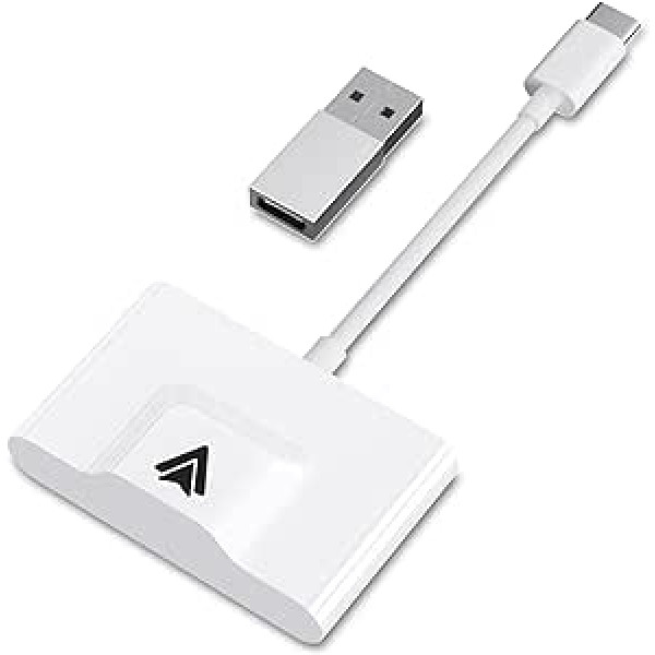 Android automašīnas bezvadu adapteris, Android automašīnas USB C sargspraudnis Android automašīnas radio, OEM vadu Android automašīnu automašīnām no 2016. līdz 2023. gadam, atbalsta USB un C tipa interfeisu, saderīgs ar operētājsistēmu And