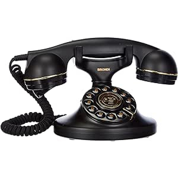 Brondi Nostalgietelefon Vintage 10, schwarz