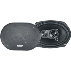 Excalibur X693 3 Wege Auto Lautsprecher 16 x 23 cm/6 x 9 500 W Paar Preis für viele Ford, Mazda vai FIAT Fahrzeuge, Schwarz