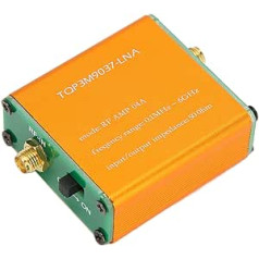 0,1 MHz–6 GHz pilnas joslas zema trokšņa pastiprinātājs, profesionāls 20 dB LNA RF jaudas priekšpastiprinājuma modulis ar augstu pastiprinājumu (komplektā ar 2500 mAh litija jonu akumulatoru)