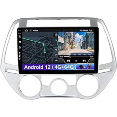 MISONDA Android 12 Car Radio priekš Hyundai I20 2010-2014 Radio ar GPS navigāciju Carplay Android Car DSP Bluetooth Mirrorlink FM AM RDS kamera 4G + 64G