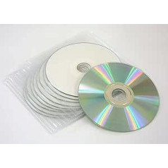 X-PERT Media CD-R 52 x baltos plastikinės rašalinės piniginės (10 vnt.)