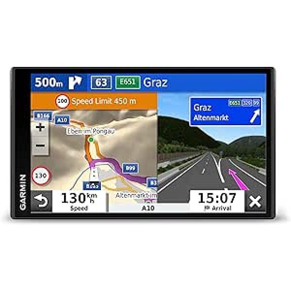 Garmin Camper 780 Advanced Camper-Navigationssystem ar 6, 95 Zoll (17, 7 cm)-Touch-Display, Verkehrs- und sprachaktivierter Navigation, Mehrfarbig (Generalüberholt)