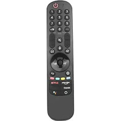 Fernbedienung IR MR21GA Compatibel Mit LG TV 43NANO75UPA 43UP7100ZUF 43UP7560AUD 65UP7700PUA OLED77C1PUB Ersatz Controller Mit Netflix und Prime Video Tasten [Keine Sprachfunkn]