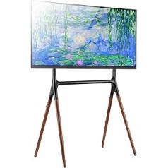 TECHLY 107241 TV grīdas statīvs LCD/LED/plazmas 49-70 collu molberts, tumšs valrieksts