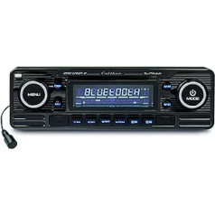 Caliber Car Radio Bluetooth - Auto Radio Bluetooth USB - FM - 1 DIN Radio Car Radio ar Bluetooth brīvroku sistēmu - melns