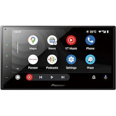 Pioneer SPH-DA360DAB-AN — 2DIN multivides uztvērējs, kapacitatīvs 6,8 collu skārienpanelis, ar Wi-Fi, Apple CarPlay, Android Auto un DAB+, ieskaitot DAB antenu