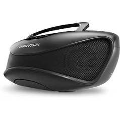 Energy Sistem Speaker FS600 portatīvais Bluetooth skaļrunis (Bluetooth 5.0, True Wireless, 20 W, USB/SD, audio ieeja, brīvroku komplekts un displejs) — melns