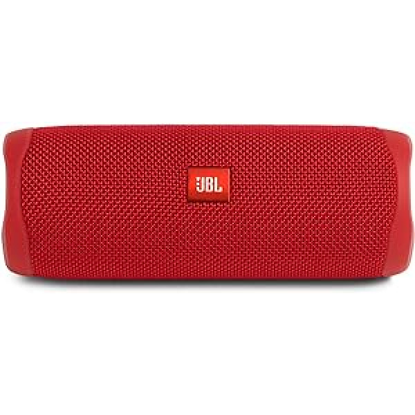 JBL FLIP 5 ūdensizturīgs portatīvais Bluetooth skaļrunis — sarkans, 2.3