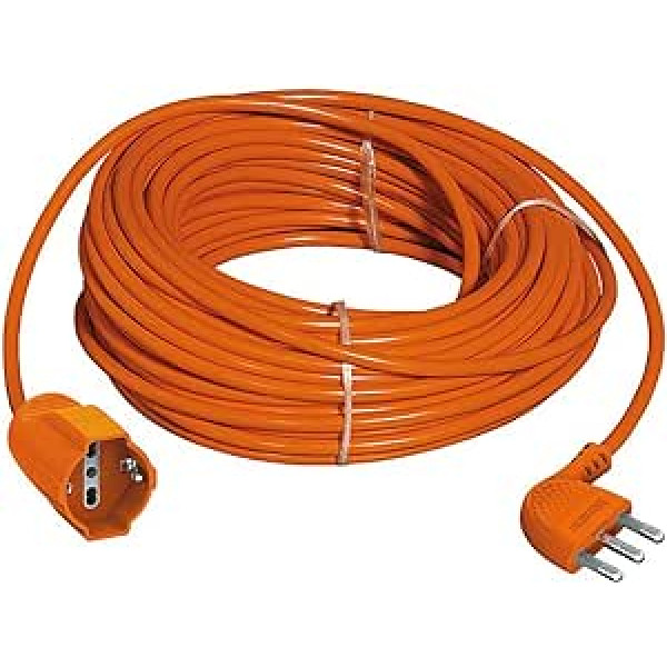 Bticino S2533/40 Verlängerungskabel für Garten, Hohe Flexibilität mit Pluristandard-Stecker, Orange