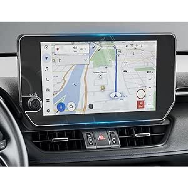 YEE PIN 2 gabali 10,5 collas saderīgs ar Toyota RAV4 2023 nanofilmu navigācijas aizsargplēvi GPS ekrāna aizsargplēve, navigācijas plēve, kas aizsargā pret skrāpējumiem izturīgas automašīnas aksesuāri caurspīdīgs