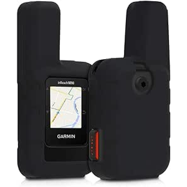 kwmobile futrālis, kas saderīgs ar Garmin inReach Mini — aizsargmaciņš GPS rokas ierīcei melnā krāsā