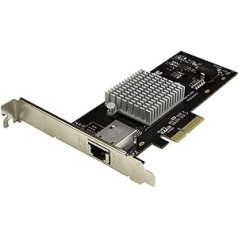 StarTech.com 1 Port 10G Ethernet PCI Express Network Card - 10GbE NIC with Intel X550-AT Chip - 10GBase-T / NBASE-T Compliant