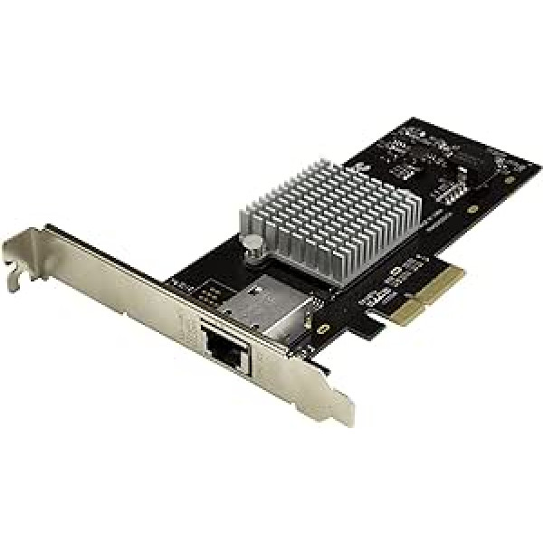 StarTech.com 1 Port 10G Ethernet PCI Express Network Card - 10GbE NIC with Intel X550-AT Chip - 10GBase-T / NBASE-T Compliant