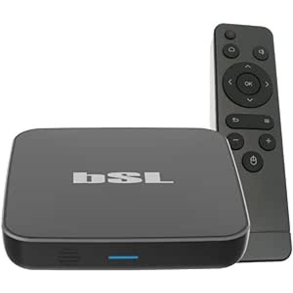 Android TV Box 11.0 ABSL-432V2 ar 4 GB RAM un 32 GB ROM un AMLOGIC S905WS Smart TV Box Ultra HD 4K HDR H.265 ar HDMI USB RJ45 BT 5.0 un WiFi 2,4 un 5,8 GHz