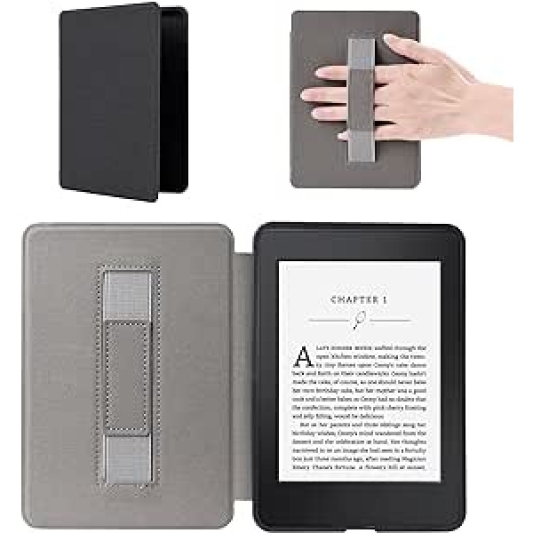 Kindle Paperwhite 2023 futrālis, Kindle 11. paaudze 2021, 6,8 collu vāciņš ar rokas siksniņu un Smart Auto Sleep Wake funkciju, Signature Edition Kindle futrāļi Taupe