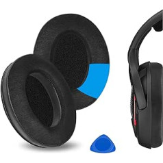 Geekria Sport Cooling Gel rezerves ausu spilventiņi priekš Sennheiser Game One, Game Zero, PC360, PC363D, PC373D austiņām, Ausu spilventiņi, Austiņu austiņu spilventiņi, Ausu spilventiņi, Ausu uzlikas, Remonta daļas (melnas)