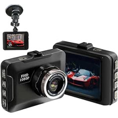 Automašīnas DVR Dashcam 1080P Full HD Loop Motion Detection paneļa kamera automašīnai