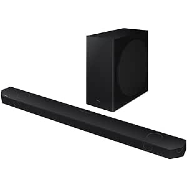 SAMSUNG Soundbar HW-Q800C/ZF — saderīgs ar Dolby Atmos bezvadu Q-Symphony Gen II, 5.1.2 kanāliem, SpaceFit Sound+ un balss palīgiem