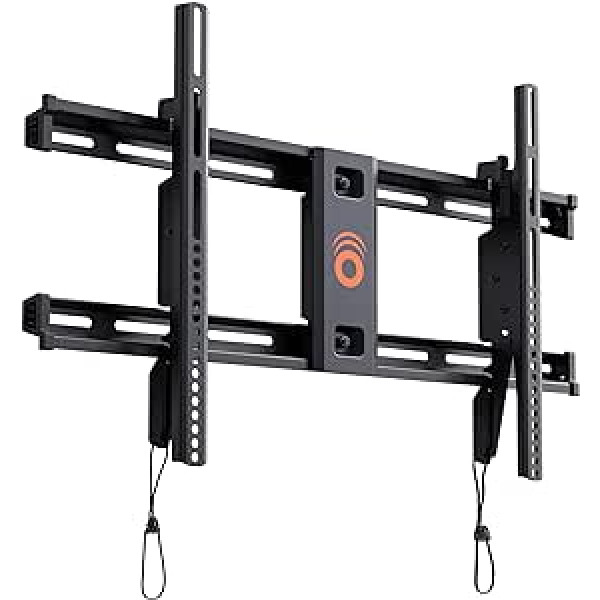 ECHOGEAR TV Wall Mount for TVs up to 85 Inches - Holds Your TV Only 2.25 Inches from the Wall - Quick Installation with Template and Leveling After Mounting