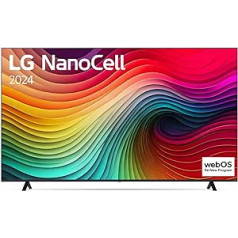 LG 75NANO81T6A televizors 75 collu (190 cm) NanoCell Fernseher (α5 Gen7 4K AI-Prozessor, HDR10, bis zu 60Hz) [Modelljahr 2024]