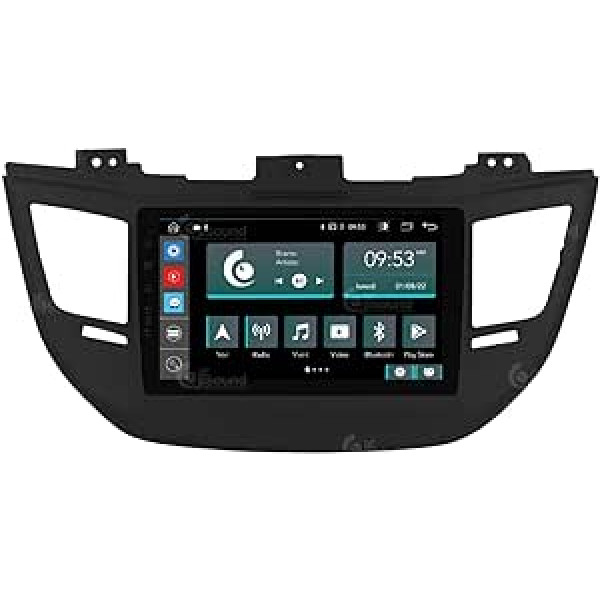 Personalizētājs Autoradio für Hyundai Tucson schwarz Android GPS Bluetooth WiFi USB DAB+ skārienekrāns 9