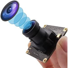 G Fisheye Lens 4K USB kameras modulis 2160p tīmekļa kameras modulis, UHD 30 kadri/s tīmekļa kameras modulis platleņķa 170° USB ar kameru, galddatora videokameras shēmas plates modulis operētājsistēmai Windows Android Mac