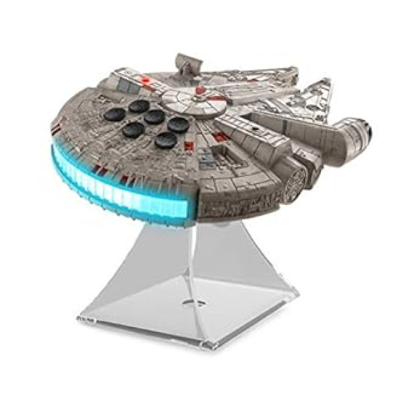 eKids Li-B17 Lizenzierter Star Wars Millennium Falcon Bluetooth Lautsprecher ar Freisprecheinrichtung, grau