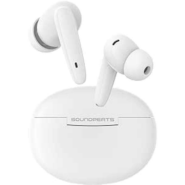 SoundPEATS Bluetooth austiņas Life Classic, ENC trokšņus slāpējošas bezvadu austiņas ar AI atbalstītiem zvaniem, 10 mm draiveris, viegls bezvadu savienojums ar mikrofonu, spēles režīms, 22 h atskaņošanas laiks