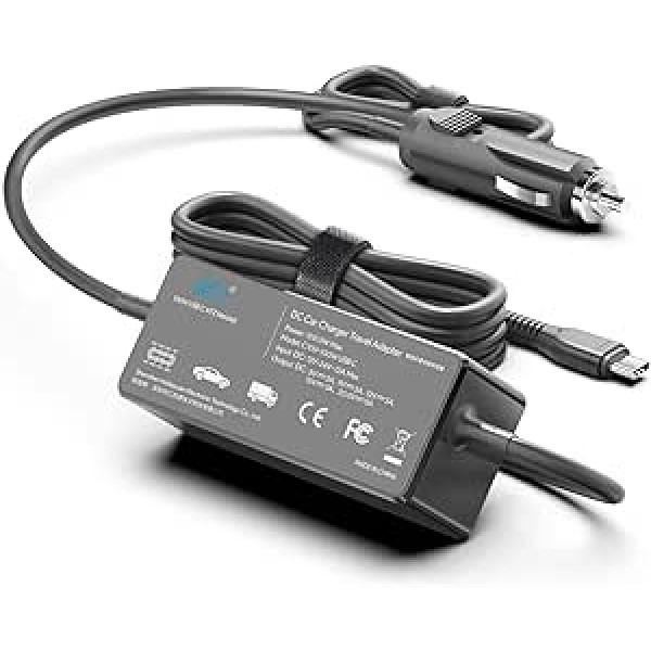 KFD 100W 96W 90W 87W 65W USB C DC 12V-24V automobilinis įkroviklis nešiojamojo kompiuterio maitinimo šaltinis, skirtas MacBook Pro 16 15 14 2023 MacBook Air, Lenovo Yoga 7i/9, HP, Dell, Surface Pro 8 9 Adapter 9 12V iki