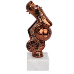 Futbola statuete NT947/B / 17 cm / brūna