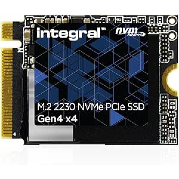 Integral NVMe SSD 2TB M.2 PCIe Gen4 x4 | M2 SSD PCIe 4.0 - Read Speed up to 4900MB/s, Write Speed up to 3200MB/s - Internal 2230 SSD. Valve Steam Deck, Microsoft Surface Pro, PC & Laptop Compatible