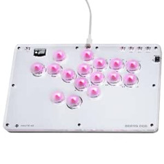 Arcade Stick, visu pogu arkādes kontrolieris ar Turbo un pielāgotu RGB, Arcade Fight Stick spēļu tastatūra Switch/PC/PS4/PS3, atbalsta Hot-Swap un SOCD