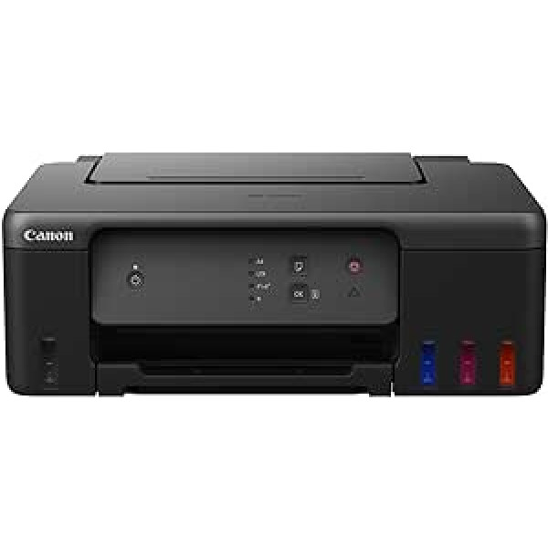 Canon PIXMA G1530 MegaTank printeris liels atkārtoti uzpildāms tintes konteiners DIN A4 (krāsu tintes printeris, USB), melns/pelēks