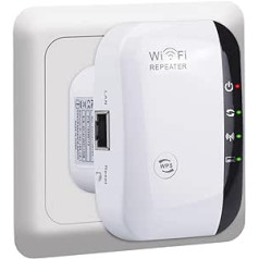 WLAN kartotuvas WLAN stiprintuvas Interneto stiprintuvas: 2,4 GHz 300 Mbps WLAN kartotuvas su kartotuvo/AP režimu, WiFi kartotuvas su eterneto prievadu, WLAN stiprintuvas visiems WLAN įrenginiams, WPS mygtukas, EU kištukas