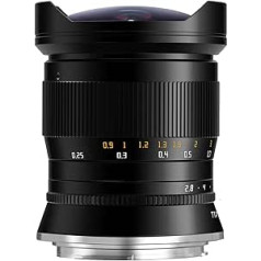 TTTartisan 11 mm F2.8 pilna formāta SLR zivs acs kameras objektīvs Vēss un jautrs kameras objektīvs Canon EF stiprinājumam