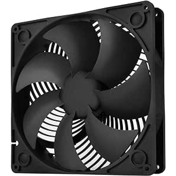 SilverStone Technology 180mm PWM datora korpusa ventilators 4001500RPM Duālais lodīšu gultnis 32mm biezums SST-AP183