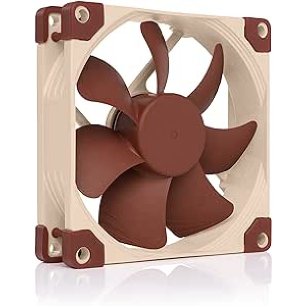 Noctua komplekts: 2 x NF-A9 5V PWM, kluss premium klases ventilators ar USB strāvas adaptera kabeli, 4 kontaktu, 5 V versija (92 mm, brūna)