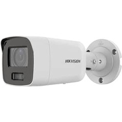 Hikvision DS-2CD2087G2-L (2,8 mm) ložu novērošanas kamera ar 8 megapikseļiem, profesionāla novērošanas kamera, ColorVu kamera ar krāsainu attēlu naktī baltā gaismā, 1 paka.