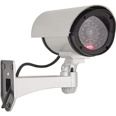 10 x Surveillance Camera Dummy CCTV Outdoor Lighting Art 30 LED Infrared Sensor IR LED Flashing Light Realistic Pack of 10