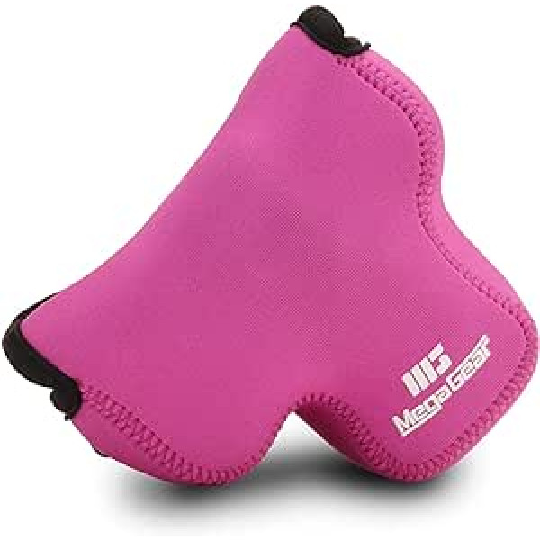 MegaGear MG1039 Canon EOS M50, M5 (15-45) Ultralight Neoprene Camera Case - Pink