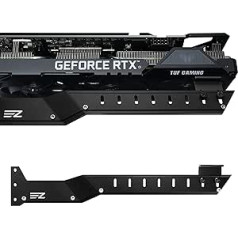 EZDIY-FAB GPU grafiskās kartes turētājs Grafikas kartes turētāja turētāja turētājs korpusam RX6700 RTX3090-309EZ melns