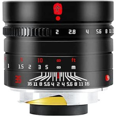 7 amatnieku 35 mm F2.0 pilna kadra klasiskais cilvēka fokusa objektīvs, kas ir savietojams ar Leica M-Mount kamerām, piemēram, Leica MM Leica M240 Leica M3/M6/M7/M8/M9/M9p/M10 jaunā versija