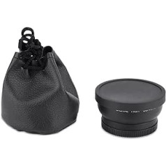 52 mm 0,45 X platleņķa telefoto objektīvs Nikon kameru objektīviem, platleņķa objektīvs Canon Fisheye objektīvam 52 mm makro objektīvs kamerai/Canon/Nikon/Sony/Minolta/Pansonic/Olympus