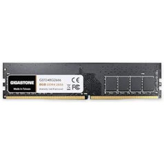 [DDR4 RAM] Gigastone Desktop RAM 8GB DDR4 RAM 8GB DDR4-2666MHz PC4-21300 CL19 1.2V UDIMM 288 Pin/Pin nebuferēta datora atmiņa bez ECC (tikai datora galddatoriem)