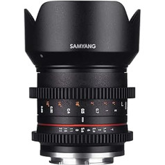 SAMYANG MF 21 mm T1.5 Video APS-C Sony E savienojumam